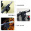 Hand Crank Blower Set Metal Plastic 3-Piece 6