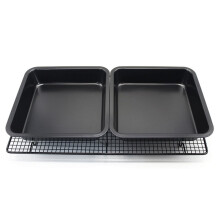 1 PC Mini Baking Pans 8 X 8 Inch Square Cake Pan Bread Pan Non Stick Heavy Carbon Steel Bakeware for Home and Restaurant Use