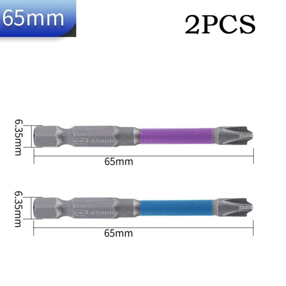 2/3Pcs 65/110Mm Magnetic Special Slotted Cross Screwdriver Bit For Electrician Fph2 For Socket Switch Repair Screwdriver 9365509696521