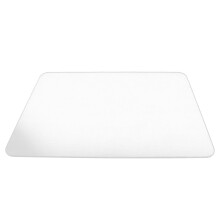 Clear Glass Mouse Pad Desktop Mat with Easy to Clean and Non Slip Features