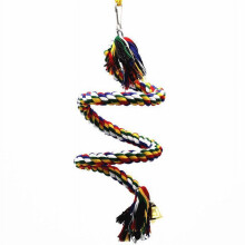 Pet Swing Bird Toy Parrot Rope Harness Cage Hang Toys Cockatiel Budgie Supplies