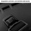 Motorcycle Safety Chest Vest With Adjustable Fasteners-Black 6