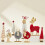 Handmade Wool Felt Santa Clause Reindeer Christmas Tree-G 6