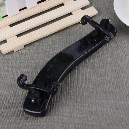 Adjustable Violin Shoulder Rest with  Density Sponge, Comfortable Secure Fit, Professional Black Finish 1