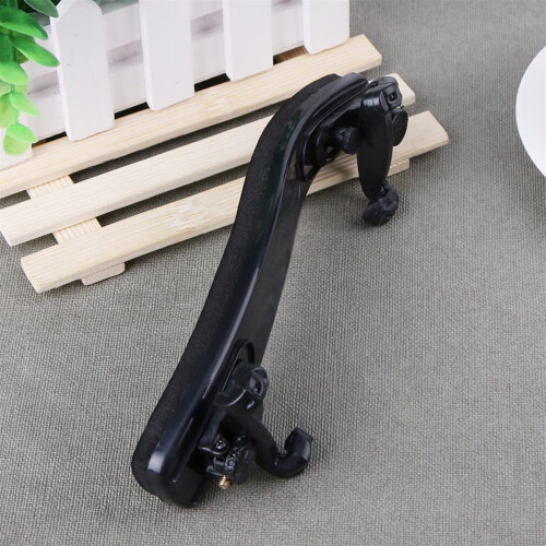 Adjustable Violin Shoulder Rest with  Density Sponge, Comfortable Secure Fit, Professional Black Finish 2