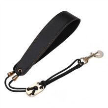 Leather Saxophone Neck Strap with Metal Swivel Hook, Double Stitched Durable Design for Alto Tenor Sax