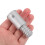 2Pack Heavy Duty Broom Handle Threaded Tip Silver Metal for Office Cleaning 2