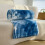 Himmelblåt flannel Sherpa tæppe 122x152 cm 5