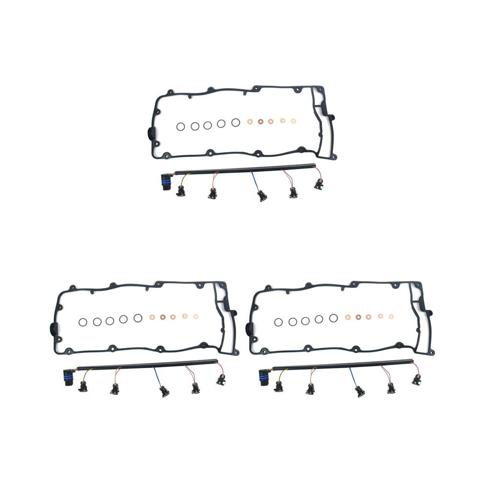 3X Amr6103 Fuel Injector Harness & Rocker Gasket For 2 Td5 Lvp000020 6033141637563