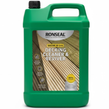Ronseal Decking Cleaner and Reviver 5 Litre - Timber Restorer
