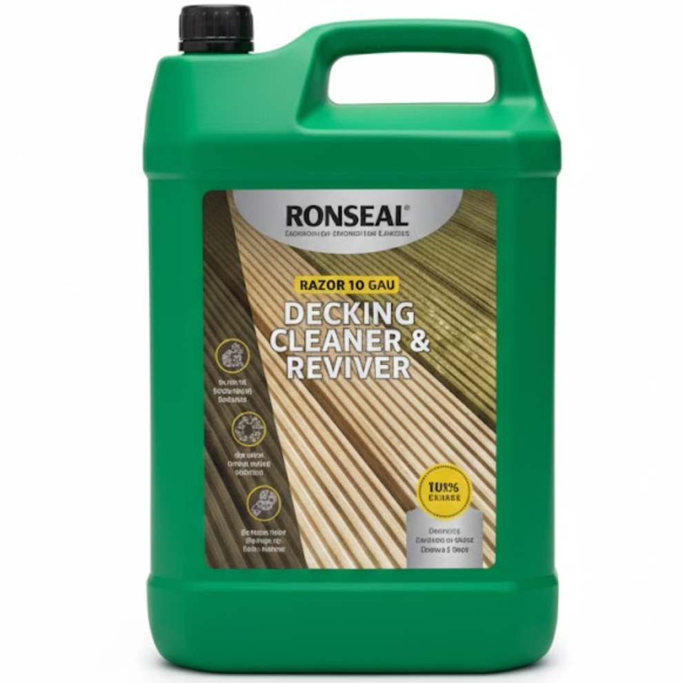 Caprican Ronseal Decking Cleaner And Reviver 5 Litre - Timber Restorer