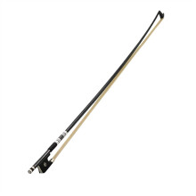 Carbon Fiber Violin Bow 4/4 Full Size – Durable Lightweight Black Bow with Comfortable Grip and Smooth Response