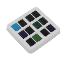12Pcs Dark Ocean Forest Watercolor Paint Set for Sketching and Painting