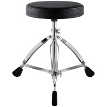Adjustable Drum Throne 1721.6 in, Double Braced AntiSlip Feet, Drum Stool for Drummers and Guitar