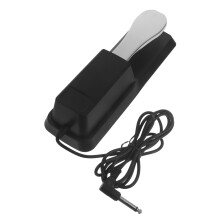 Keyboard Sustain Pedal for Digital Piano, Universal 1/4Inch, Lightweight, Natural Feel