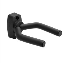 Guitar Wall Mount Hanger, Easy Install Display Hook for Acoustic and Electric Guitars, Black