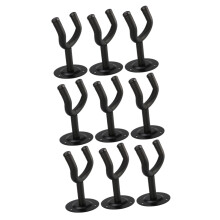 Guitar Wall Mount Hangers 9 Pack, Iron Hooks for Classical and Acoustic Guitars and Ukulele