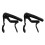 Guitar Capo 2 Pack, Adjustable SpringLoaded Quick Change for Acoustic Guitar with 5 Picks, Black 5