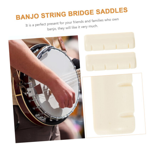 CIMAXIC Banjo String Nut Replacement, 2 Sets (4 Nuts) Banjo Nut Replacement 1