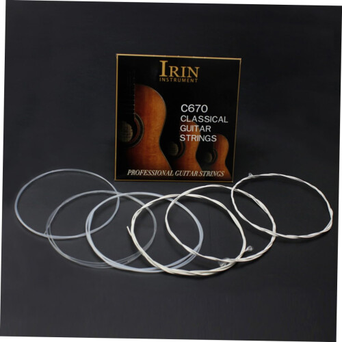 Acoustic Guitar Strings, Folk Replacement  Enhanced Resonance and Stable Tuning, 1 Set 1