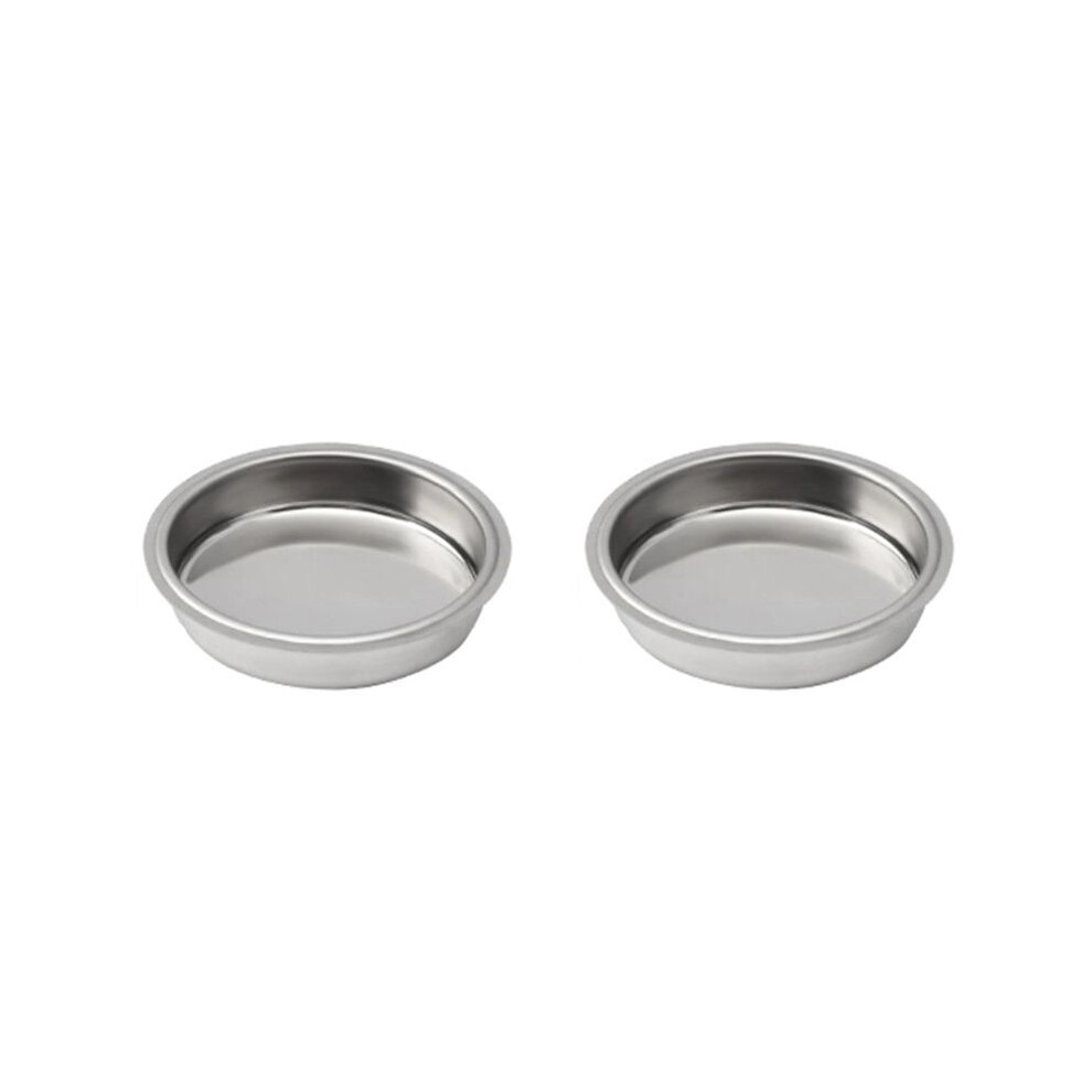 Semoic 2Pcs 58Mm Coffee Machine Clean Blind Bowl Filter Basket For Sage 8 For 870 Coffee Machine Accessories