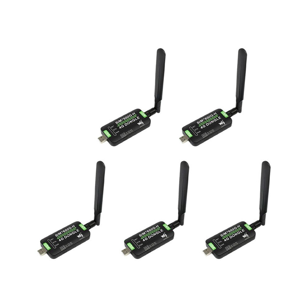 5X Waveshare Sim7600g-H 4G Dongle Module An Internet Access Module For Raspberry Pi Gnss Global Communication 6031085309256