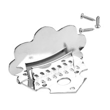 Mandolin Tailpiece Replacement Durable Metal Accessory for Enhanced Tone Clarity and Stable Tuning