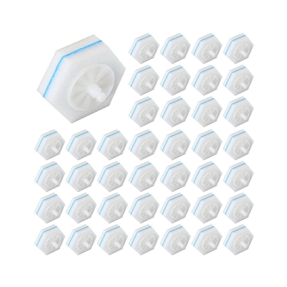 Semoic 160Pcs Disposable Toilet Brush Double Layer Fibre Toilet Brush Refills Cleaning Wand Refills For