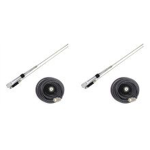 2X Mobile Radio Quad Band Antenna 144/220/350/440MHz for QYT KT-7900D Car Walkie Talkie ANT-7900D Mobile Antenna(B)