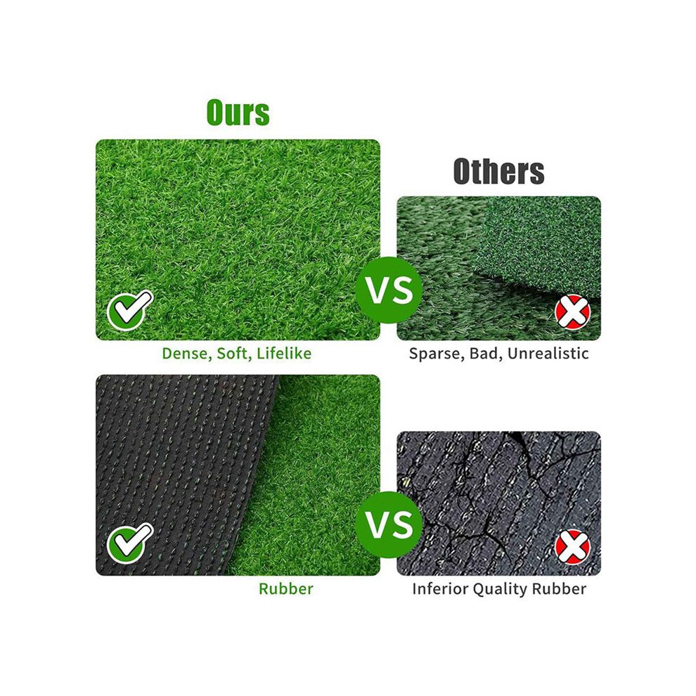Semoic 3X Artificial Grass Table Runner, 30 X 90Cm Table Runner, Faux Grass Table Runner, Diy Football Tablecloth, Table Runner