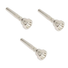 Trumpet Mouthpiece Set of 3, Silver Replacement for King Trumpets
