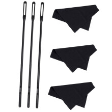 Flute Cleaning Kit with Rod and Cloth, Reusable Set for Fingerprints and Daily Maintenance