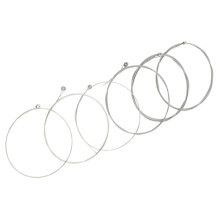 Electric Guitar Strings Set, Stainless Steel Guitar Strings, 6Pack Single Replacement Strings