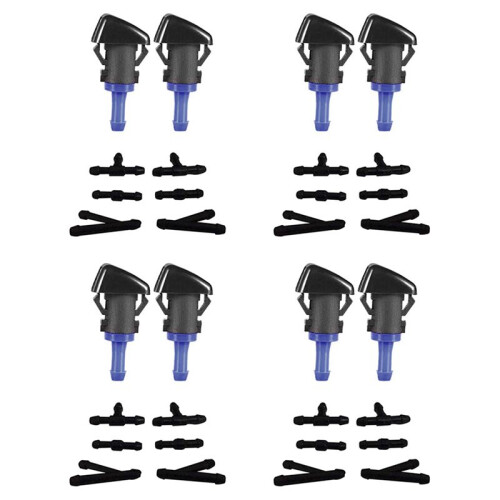 8X Windshield Washer Nozzle Spray Jet Kit for 2009-16  FRONTIER, 2009-12  PATHFINDER,2009-15