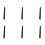 6pcs 400Mm/15,75 Polegadas Caixa de Aletas de PláStico para Prancha de Surfe Caixa de Aletas de SubstituiçãO Caixa de Aletas Longboard Prancha de 1