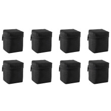 8X Camera Lens Bag DSLR Padded Thick Shockproof Protective Pouch Case Lens Pouch for DSLR Camera