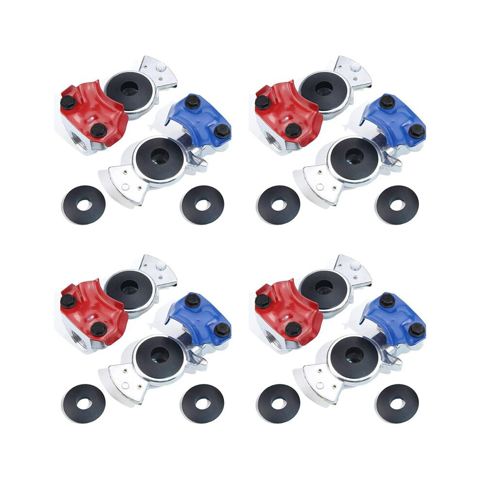 4X Gladhand Emergency & Service Brake Air Hose Coupling Connectors Glad Hands Parts For Semi Trucks Trailers Rvs 6032810456894