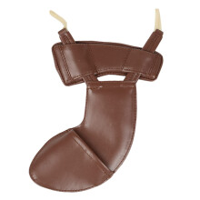 Violin Shoulder Rest Set with Violin Chin Rest, Durable Sheepskin NonSlip Support, Coffee Color