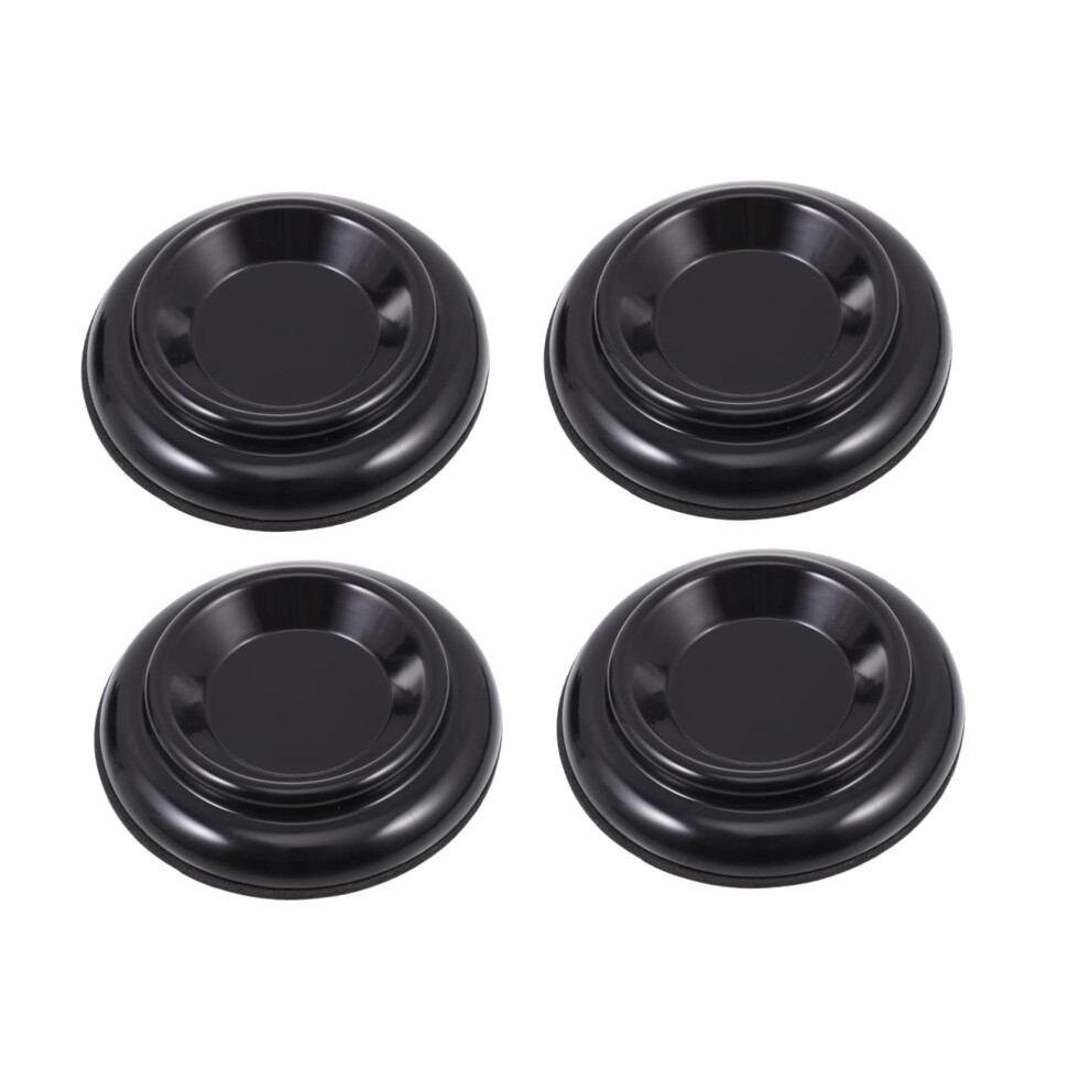 Piano Caster Cups Nonslip Floor Protectors For Upright Piano, Hardwood And Carpet, 4Pcs Black 9092120935967