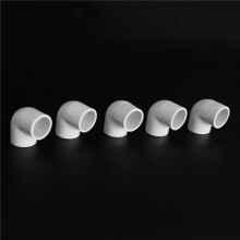25 Pieces 20mm Dia 90 Degre Angle Coude Raccords de Tuyaux en PVC Adaptateur Connecteur Blanc