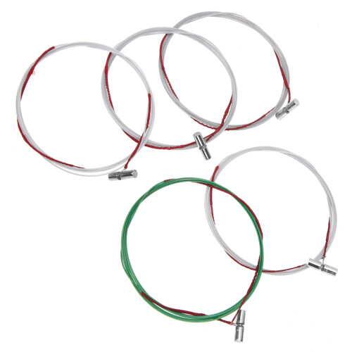 Guzheng Replacement Strings 10 Pack, Bright Tone, Stable Tuning for 21String Chinese Zither