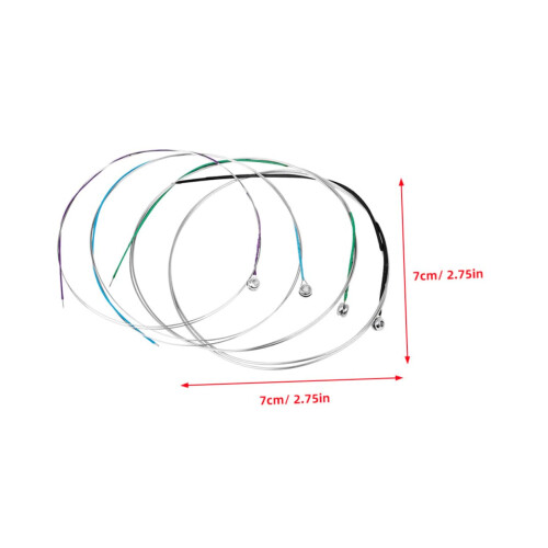 Violin String Set 4pcs, Light Tension Replacement Violin Strings 1
