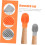 4pcs Silicone Drumstick Tip Covers, Mute Tips for Quiet Practice, Universal Fit 5