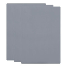 3 Stück Stempelbögen für Lasergravurmaschine, A4 Stempelbögen für Laserschneider, 2,3 mm, Grau