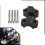 For  XSR900 2016-2024 Motorcycle Accessories Handlebar Riser Drag Handle Bar Clamp Extend Adapter Silver 4