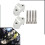 For  XSR900 2016-2024 Motorcycle Accessories Handlebar Riser Drag Handle Bar Clamp Extend Adapter Silver 6