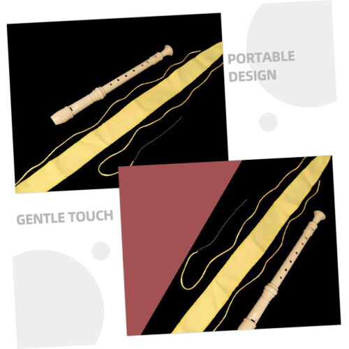 Saxophone and Clarinet Cleaning Swab, Microfiber Weighted String PullThrough for Flute 1