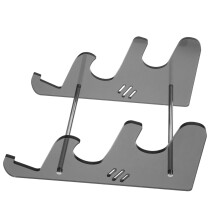 Clear Acrylic Keyboard Stand for Desk, Tilted Ergonomic Riser, Display Holder for Musical Keyboard