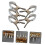Saxophone  Tools 5pcs Indentation Clips for Flute and Woodwind 5