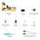 For  3D Printing Wireless Mouse DIY  Model 3D Printer Parts Computer Parts 2